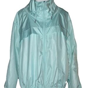 Layer 8 Mint Green Lightweight Windbreaker Jacket Size M